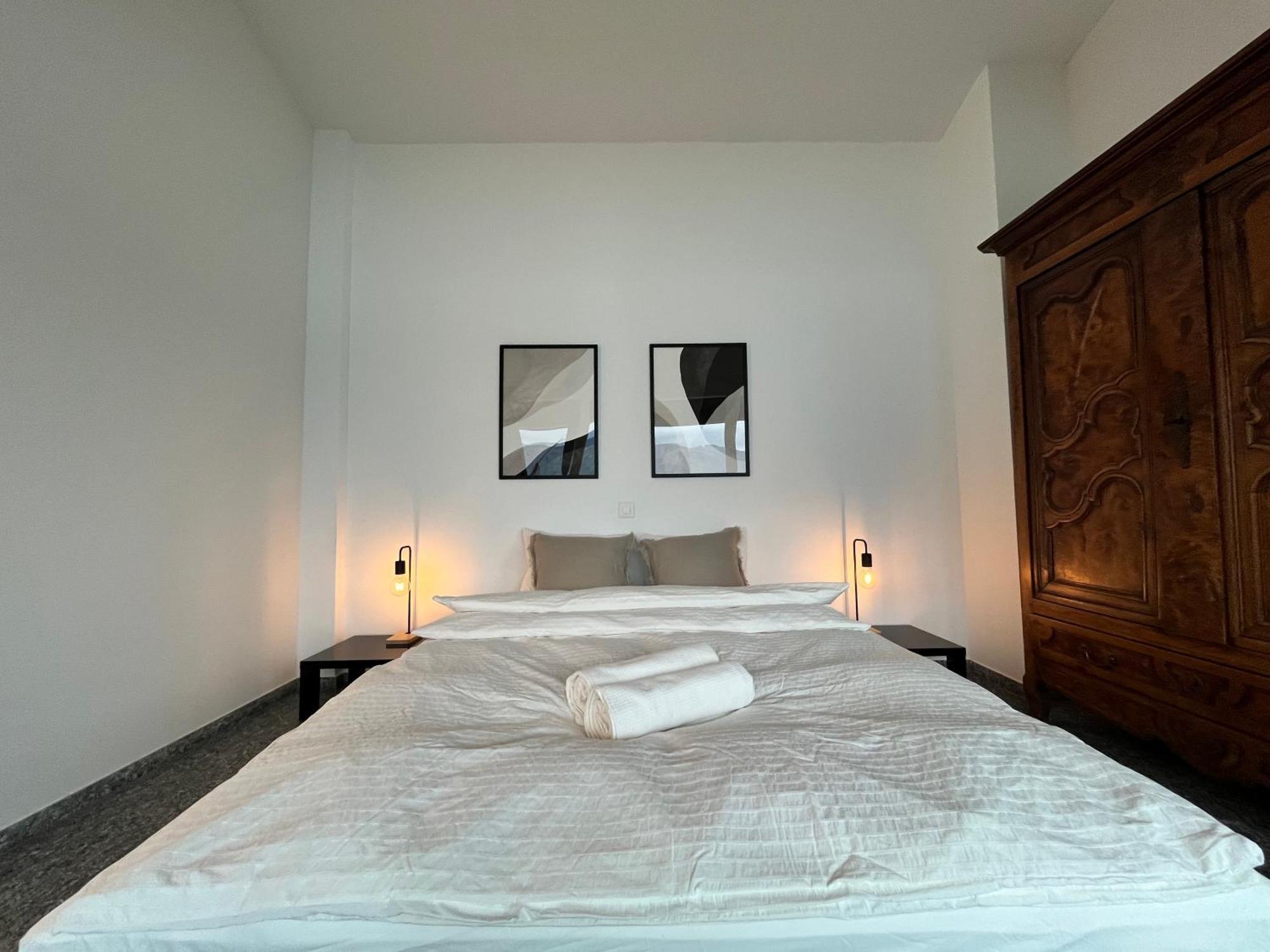 Wohnung Mit Grossartiger Seesicht Und Balkon Spiez Exterior foto